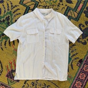 Vintage Liz Baker Essentials Button Down Blouse